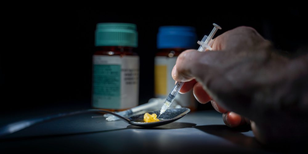 Needle with substance